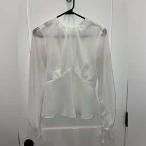 Sheer TopShop Blouse
